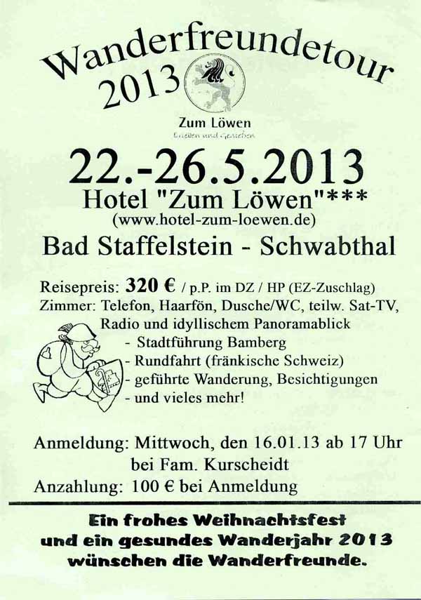 Tour 2013