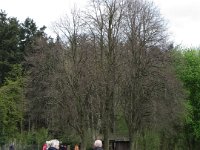 Der Weg scheint aber zu stimmen. Da liegt die Schutzhütte, an der die Mittagsrast stattfinden soll.